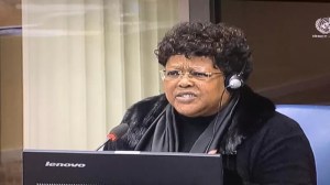 Monique Mujawamariya testifying against Kabuga Felicien / October 18, 2022